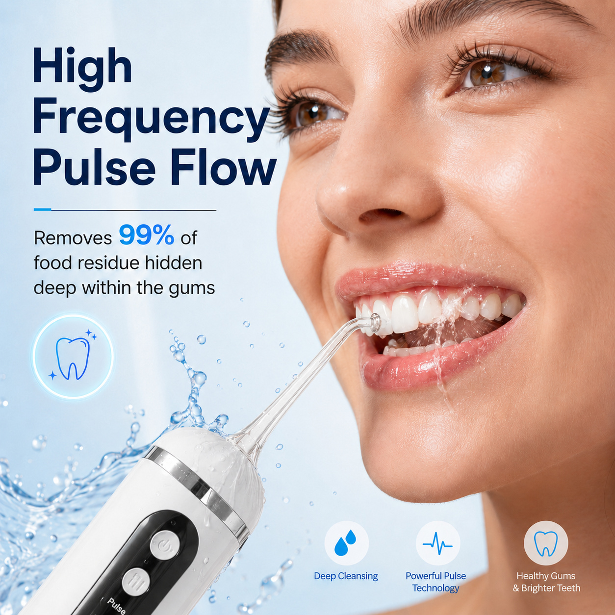 AquaSmile Pro – 3 Mode Oral Irrigator