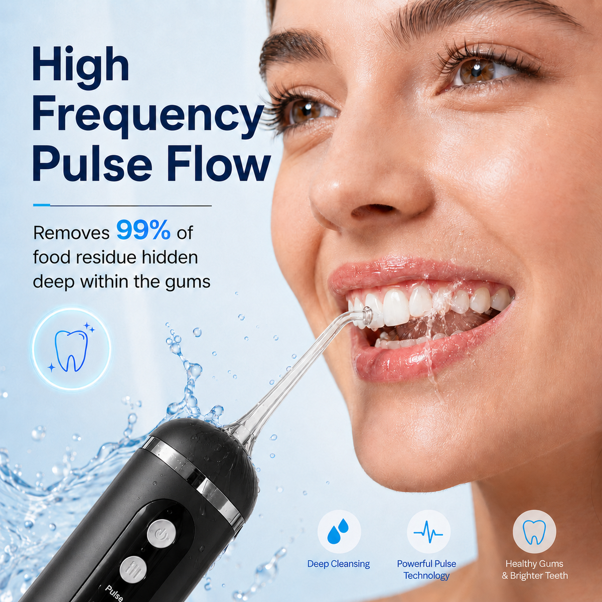 AquaSmile Pro – 3 Mode Oral Irrigator